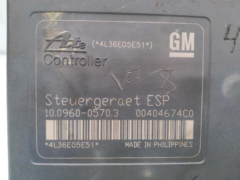 Recambio de abs para opel zafira b enjoy referencia OEM IAM 13244860 10096005703 