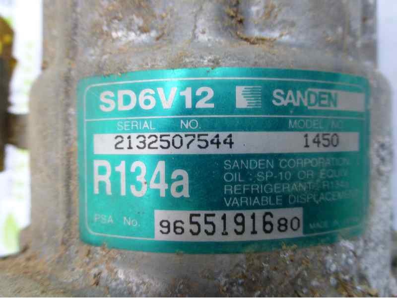 Recambio de compresor aire acondicionado para citroën c3 hdi 92 xtr referencia OEM IAM 9655191680  