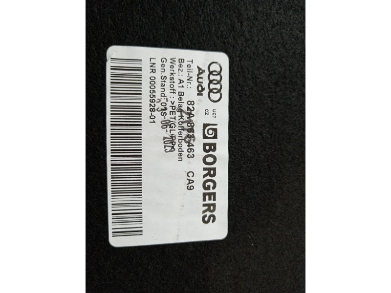 Recambio de bandeja trasera para audi a1 sportback (gba) 25 tfsi básico referencia OEM IAM 82A863463  