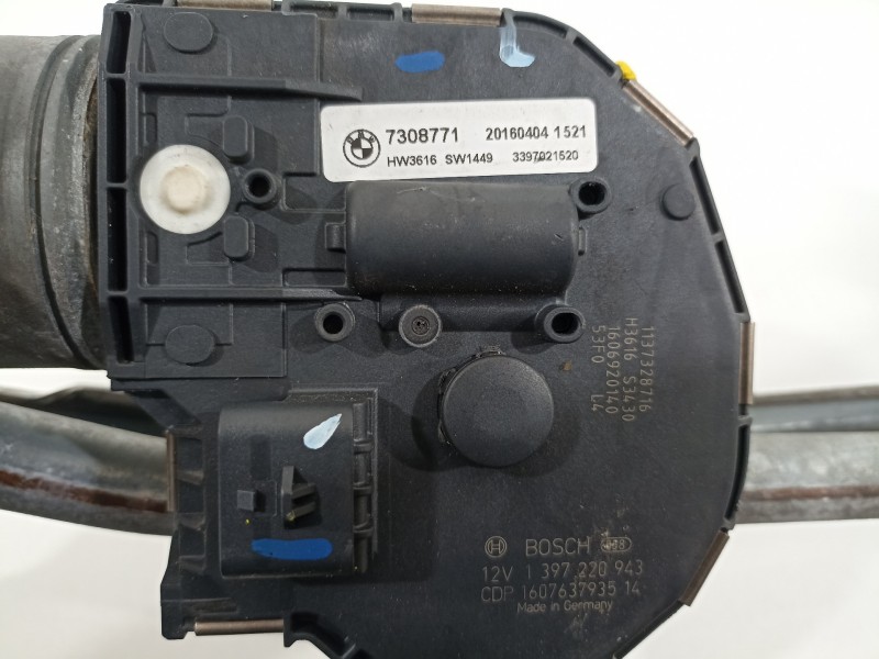 Recambio de motor limpia delantero para bmw serie 5 touring (f11) 530d xdrive referencia OEM IAM 7306266 3397021520 7308771