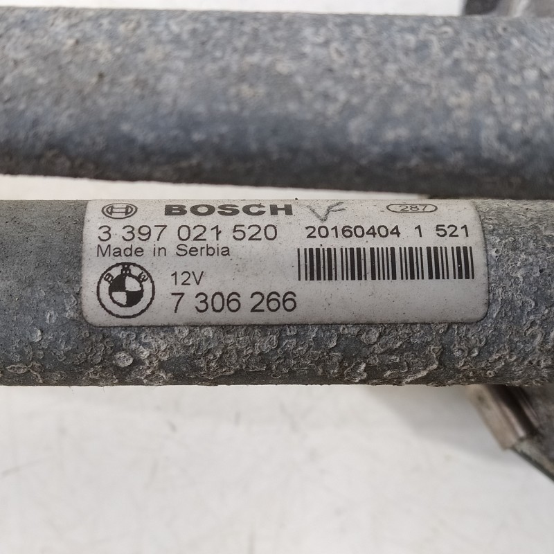 Recambio de motor limpia delantero para bmw serie 5 touring (f11) 530d xdrive referencia OEM IAM 7306266 3397021520 7308771