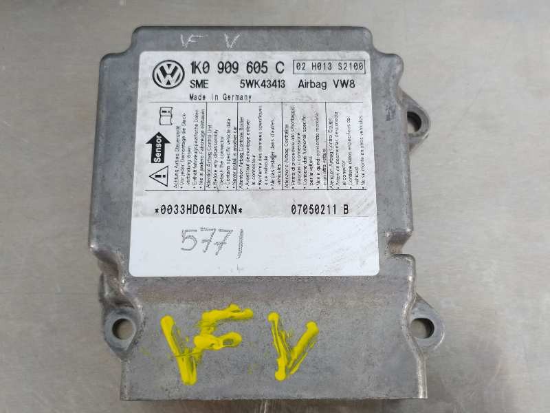 Recambio de kit airbag para seat altea (5p1) hot referencia OEM IAM 5P0880204B 5P0880201 1K0909605C