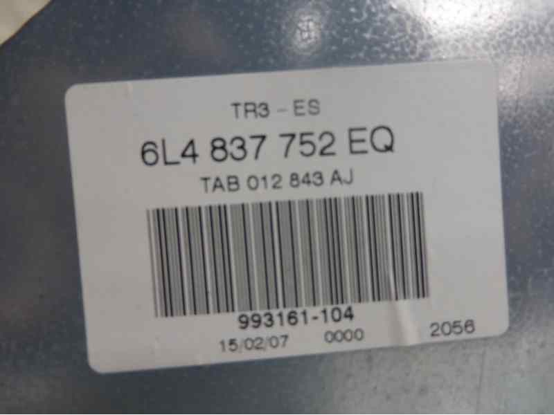 Recambio de elevalunas delantero derecho para seat ibiza (6l1) hit referencia OEM IAM 6L4837752EQ 6L2959801 