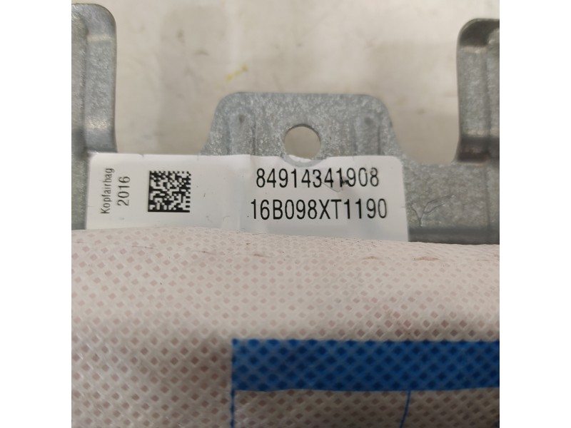 Recambio de airbag lateral izquierdo para bmw serie 5 touring (f11) 530d xdrive referencia OEM IAM 84914341908  
