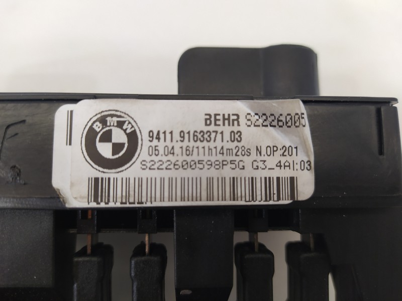 Recambio de resistencia calefaccion para bmw serie 5 touring (f11) 530d xdrive referencia OEM IAM 94119163371 S2226005 5HB009193