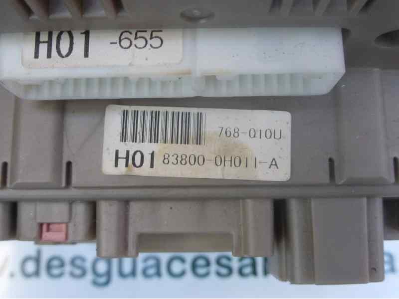 Recambio de cuadro instrumentos para toyota aygo (kgb/wnb) city referencia OEM IAM 838000H011A  