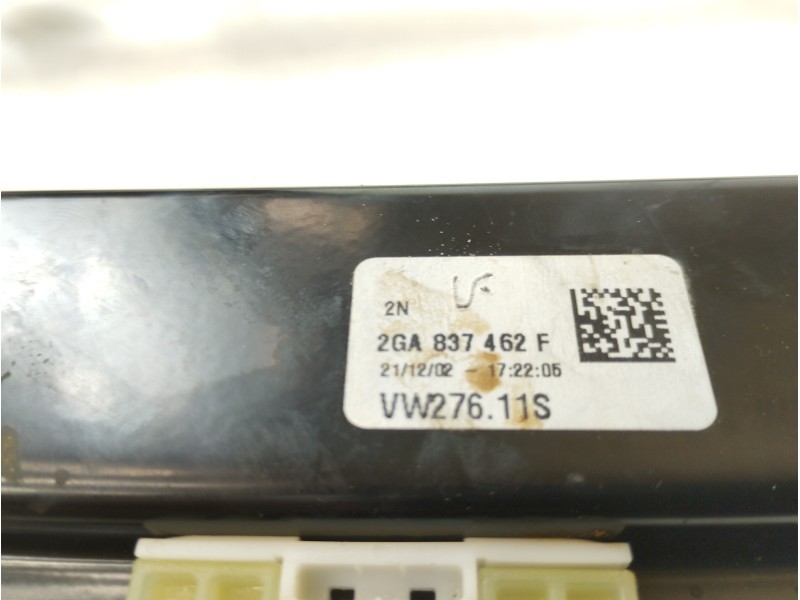 Recambio de elevalunas delantero derecho para volkswagen t-roc advance referencia OEM IAM 2GA837462F 5Q0959801A 0130822715