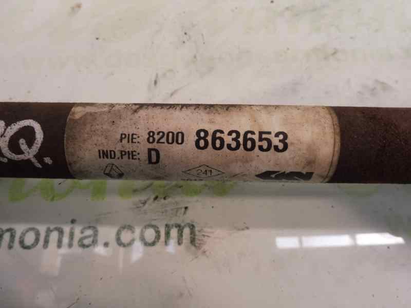 Recambio de transmision delantera izquierda para dacia sandero ambiance music referencia OEM IAM 8200863653  