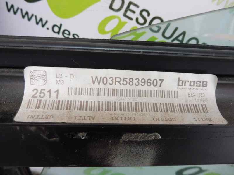 Recambio de elevalunas trasero izquierdo para seat exeo berlina (3r2) reference referencia OEM IAM 8E0839461C 3R5839607 8E095980
