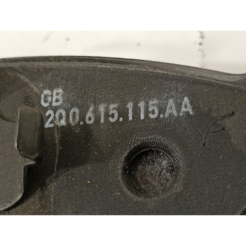 Recambio de pastillas de freno para audi a1 sportback (gba) 25 tfsi básico referencia OEM IAM 2Q0615115AA 2Q0615109AJ 
