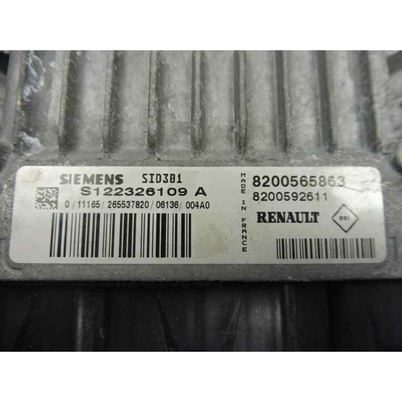 Recambio de centralita motor uce para renault scenic ii confort expression referencia OEM IAM 8200565863 122326109A 8200592611