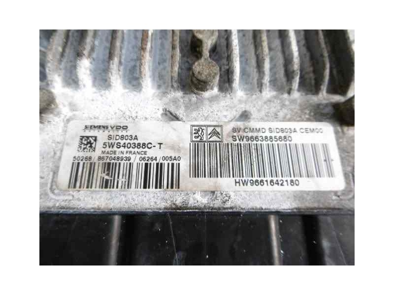 Recambio de centralita motor uce para citroën c5 berlina collection referencia OEM IAM 9663885680 9661642180 5WS40388C