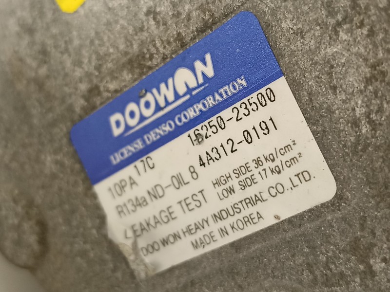 Recambio de compresor aire acondicionado para kia sorento 2.5 crdi concept referencia OEM IAM 1625023500  