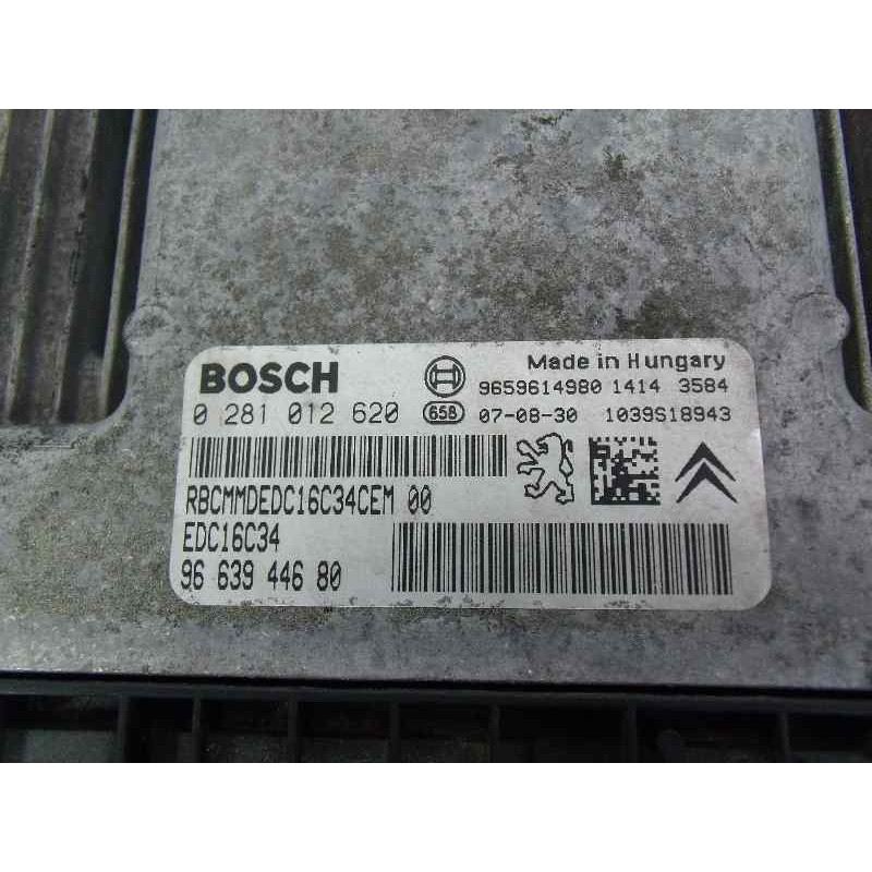 Recambio de centralita motor uce para citroën berlingo hdi 75 600 first kasten referencia OEM IAM 9663944680 0281012620 