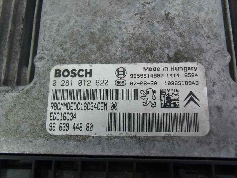 Recambio de centralita motor uce para citroën berlingo hdi 75 600 first kasten referencia OEM IAM 9663944680 0281012620 
