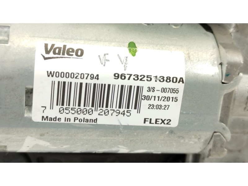 Recambio de motor limpia trasero para peugeot 208 active referencia OEM IAM 9673251380A W000020794 