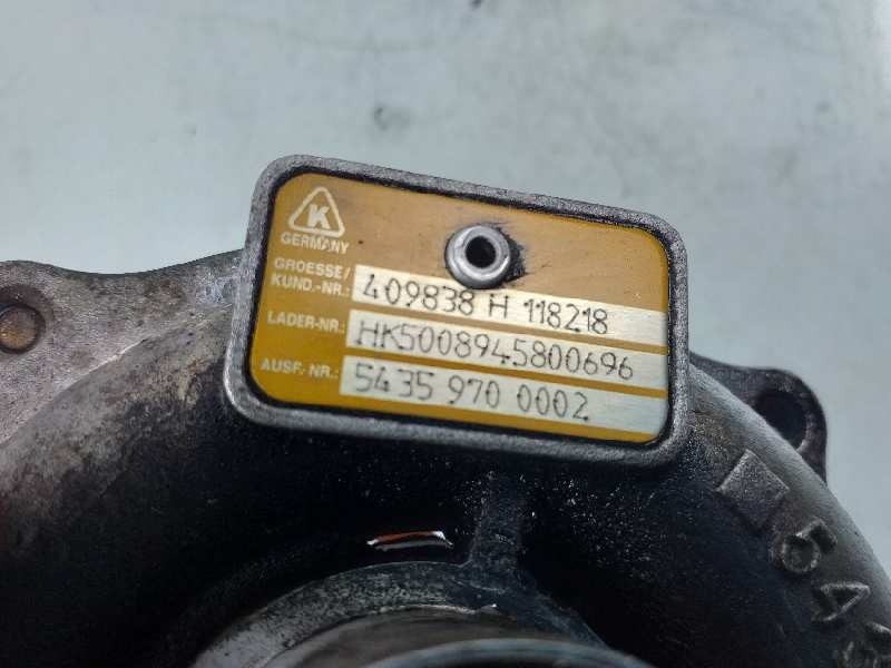 Recambio de turbocompresor para nissan kubistar (x76) premium (l1) referencia OEM IAM 409838H118218 HK5008945800696 54359700002