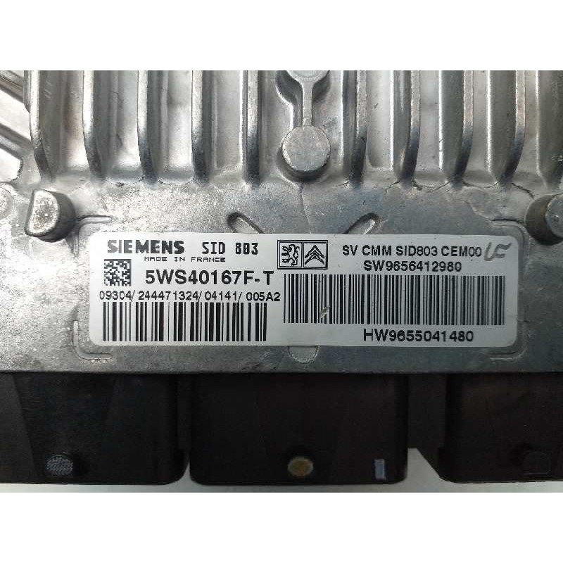Recambio de centralita motor uce para peugeot 407 st confort pack referencia OEM IAM 9655041480 9656412980 5WS40167FT