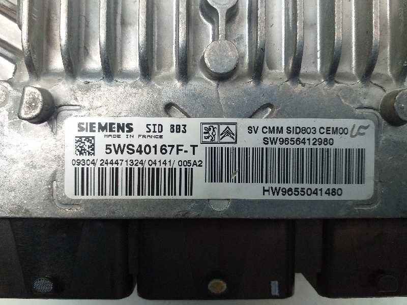 Recambio de centralita motor uce para peugeot 407 st confort pack referencia OEM IAM 9655041480 9656412980 5WS40167FT