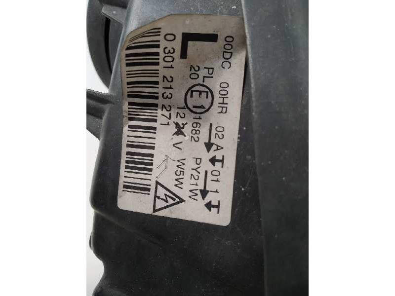 Recambio de faro izquierdo para peugeot 407 st confort pack referencia OEM IAM   
