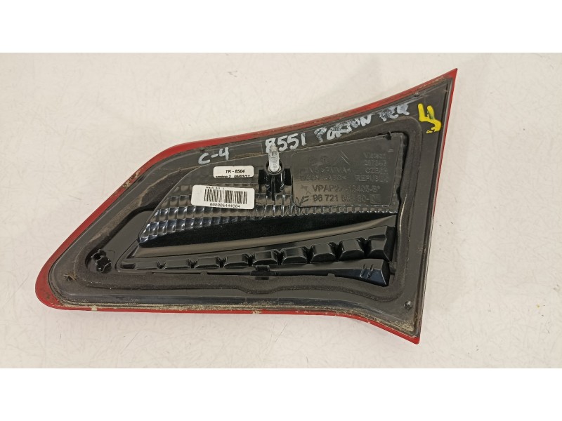 Recambio de piloto trasero izquierdo en porton para citroën c4 lim. collection referencia OEM IAM 9672155880  