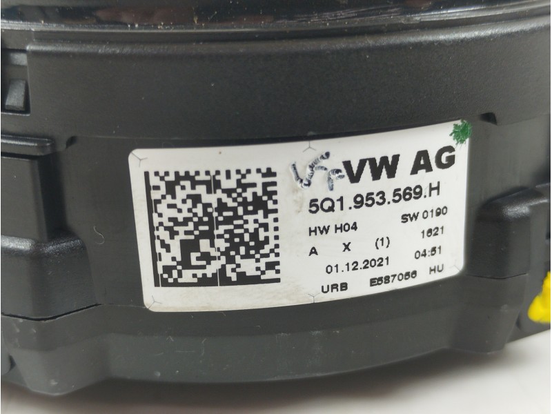 Recambio de anillo airbag para volkswagen t-roc advance referencia OEM IAM 5Q1953569H  