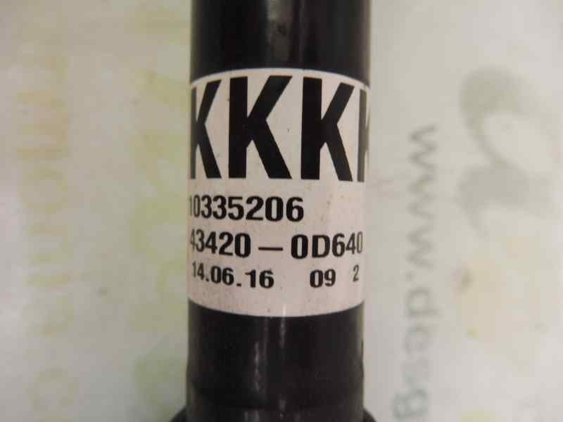 Recambio de transmision delantera izquierda para toyota yaris live referencia OEM IAM 434200D640  