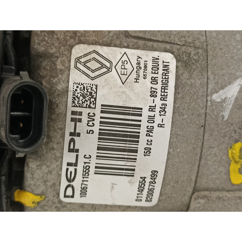 Recambio de compresor aire acondicionado para renault megane ii berlina 5p confort dynamique referencia OEM IAM 8200678499  