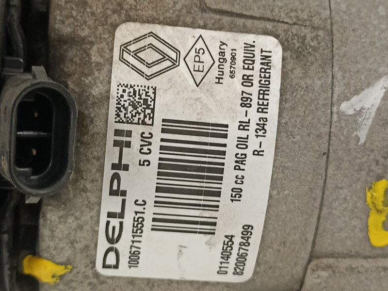 Recambio de compresor aire acondicionado para renault megane ii berlina 5p confort dynamique referencia OEM IAM 8200678499  