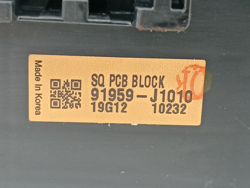 Recambio de caja reles / fusibles para kia xceed m6ah11 referencia OEM IAM 91959J1010  