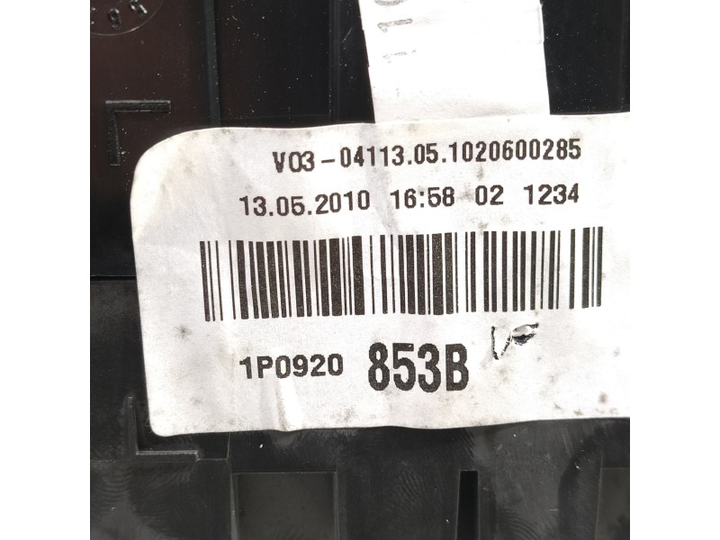 Recambio de cuadro instrumentos para seat altea xl (5p5) family referencia OEM IAM 1P0920853B  