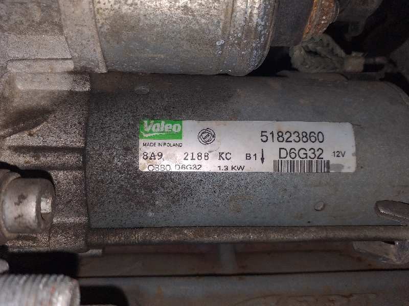Recambio de motor arranque para fiat fiorino sx furg. referencia OEM IAM 51823860 D6G32 
