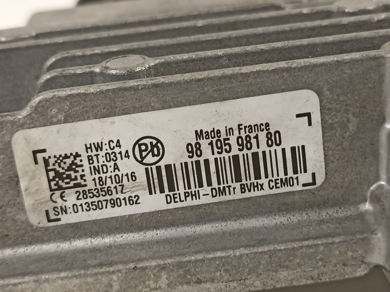 Recambio de centralita start / stop para peugeot 308 sw access referencia OEM IAM 9819598180  