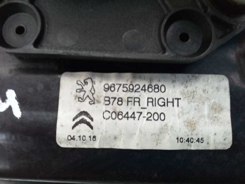 Recambio de elevalunas delantero derecho para citroën c4 picasso feel referencia OEM IAM 9675924680 9675288880 