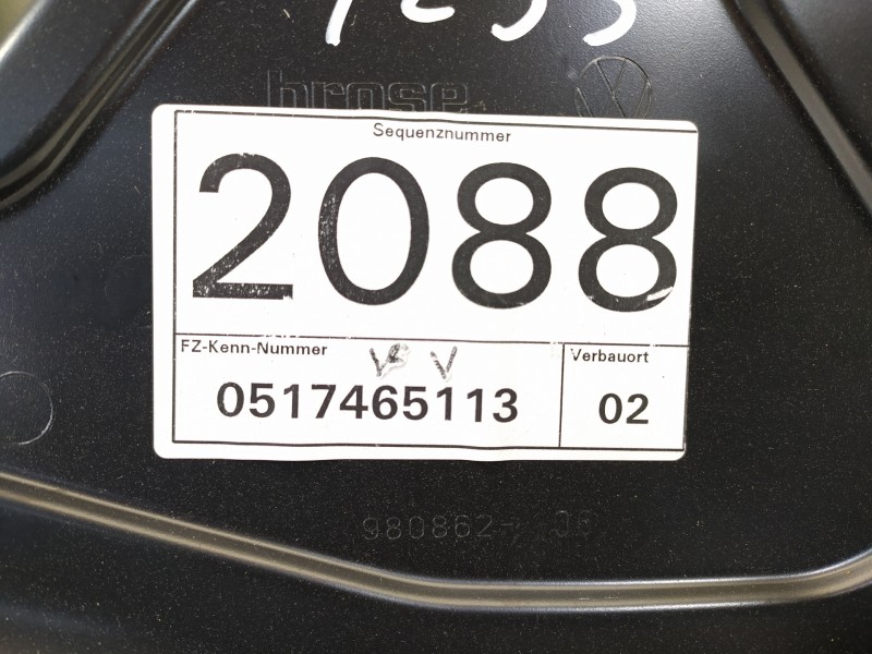 Recambio de elevalunas trasero derecho para volkswagen passat berlina (3c2) advance referencia OEM IAM 1K0959704F  