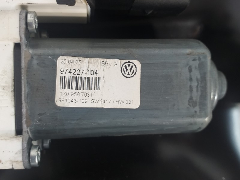 Recambio de elevalunas trasero izquierdo para volkswagen passat berlina (3c2) advance referencia OEM IAM 3C4839755 1K0959703F 