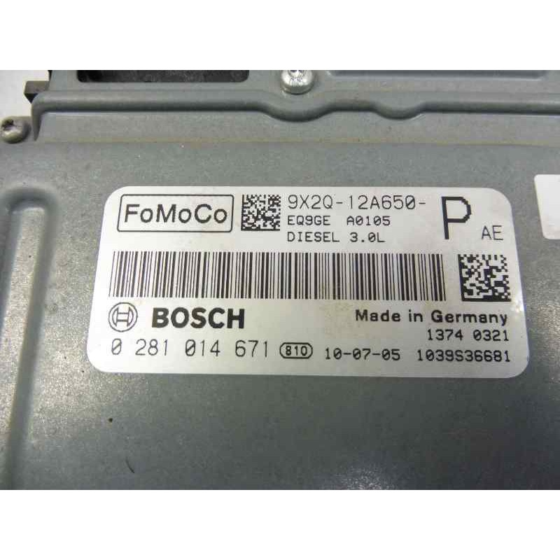 Recambio de centralita motor uce para jaguar xf 3.0 v6 diesel luxury referencia OEM IAM 9X2Q12A650P 0281014671 