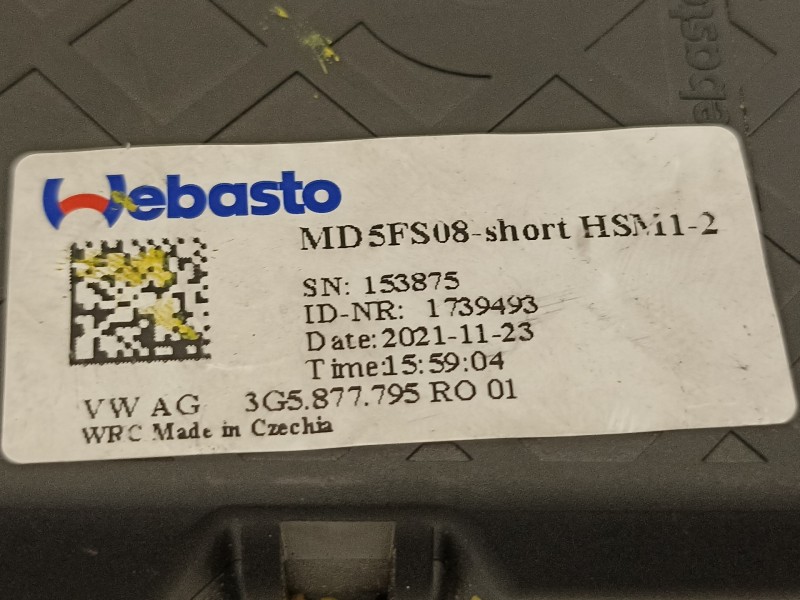 Recambio de motor techo electrico para volkswagen t-roc advance referencia OEM IAM 3G5877795 MD5FS08 1739493