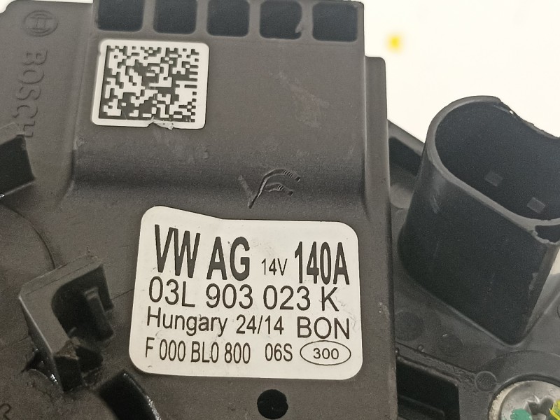 Recambio de alternador para audi a3 (8v) ambiente referencia OEM IAM 03L903023K  