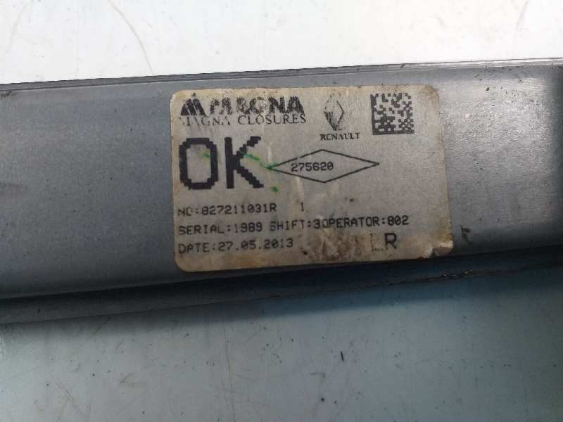 Recambio de elevalunas trasero izquierdo para dacia sandero laureate referencia OEM IAM 827211031R  
