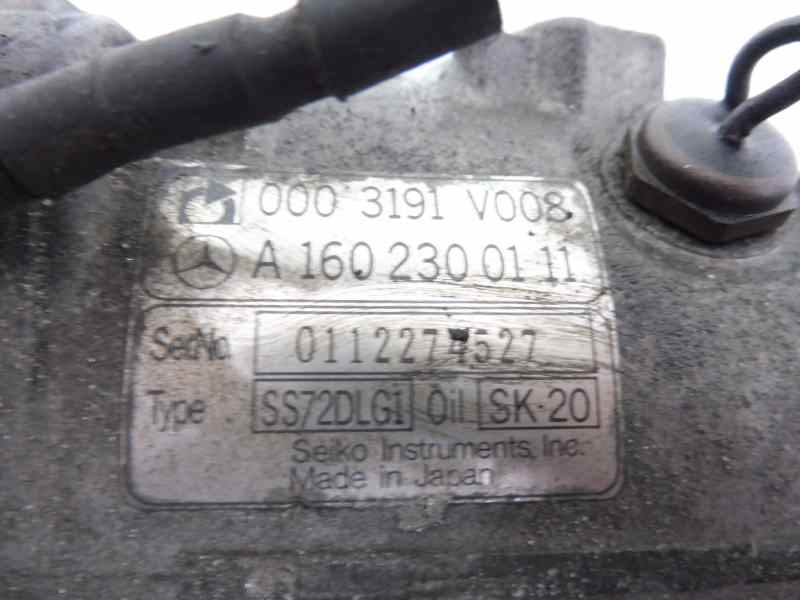 Recambio de compresor aire acondicionado para smart coupe passion referencia OEM IAM A1602300111 0003191V008 0112274527