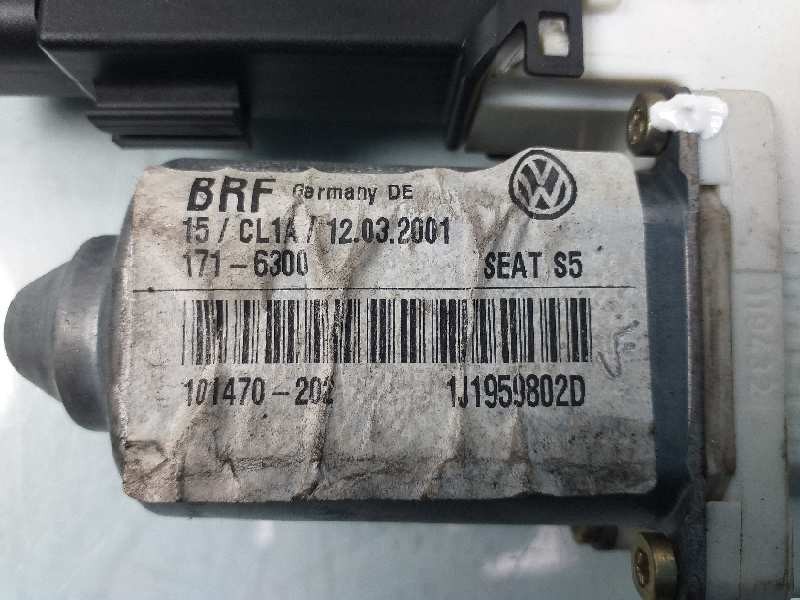 Recambio de motor elevalunas delantero derecho para seat leon (1m1) signo referencia OEM IAM 1J1959802D  