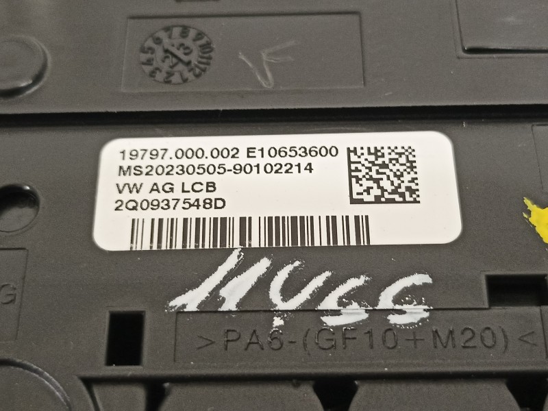 Recambio de caja reles / fusibles para audi a1 sportback (gba) 25 tfsi básico referencia OEM IAM 2Q0937548D  