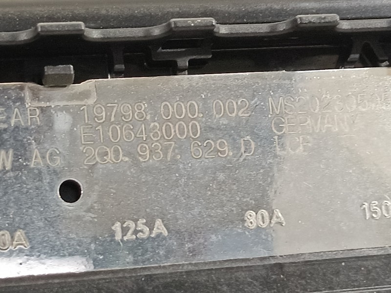 Recambio de caja reles / fusibles para audi a1 sportback (gba) 25 tfsi básico referencia OEM IAM 2Q0937548D  