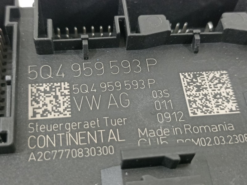 Recambio de modulo electronico para audi a1 sportback (gba) 25 tfsi básico referencia OEM IAM 5Q4959593P  