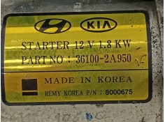 Recambio de motor arranque para hyundai i30 (pd) essence referencia OEM IAM 361002A950   2