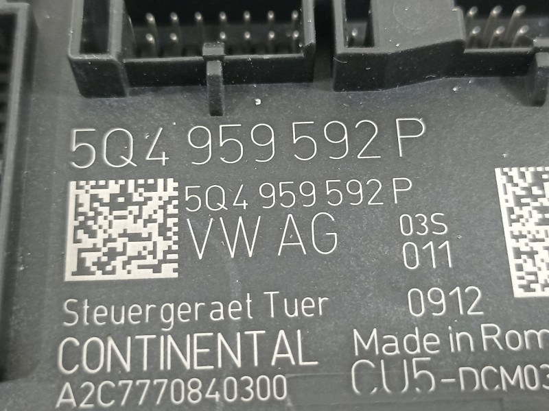 Recambio de modulo electronico para audi a1 sportback (gba) 25 tfsi básico referencia OEM IAM 5Q4959592P  