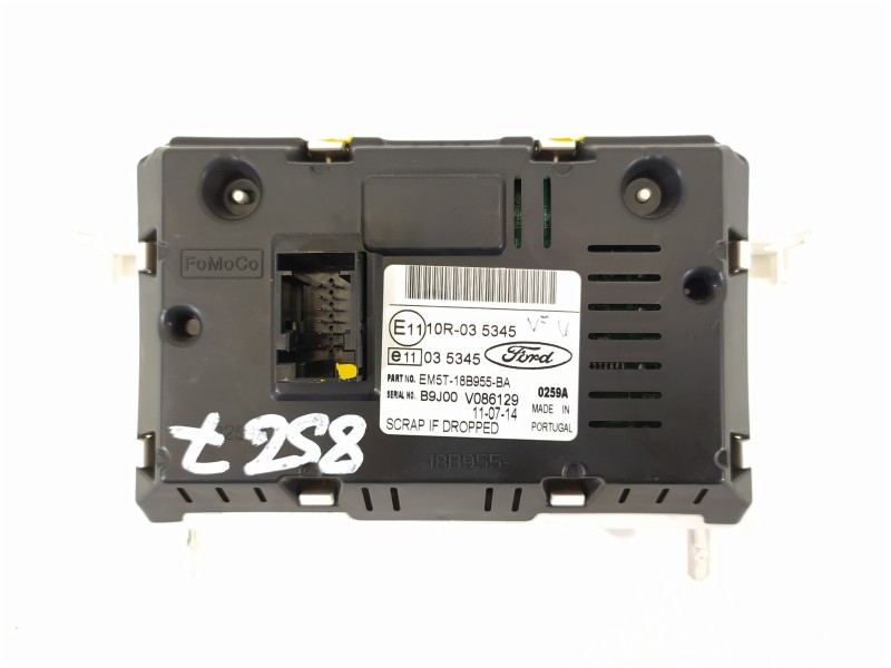 Recambio de pantalla multifuncion para ford c-max edition referencia OEM IAM EM5T18B955BA  