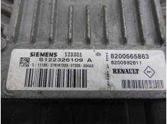 Recambio de centralita motor uce para renault scenic ii authentique referencia OEM IAM 8200565863 S122326109A SID301 2