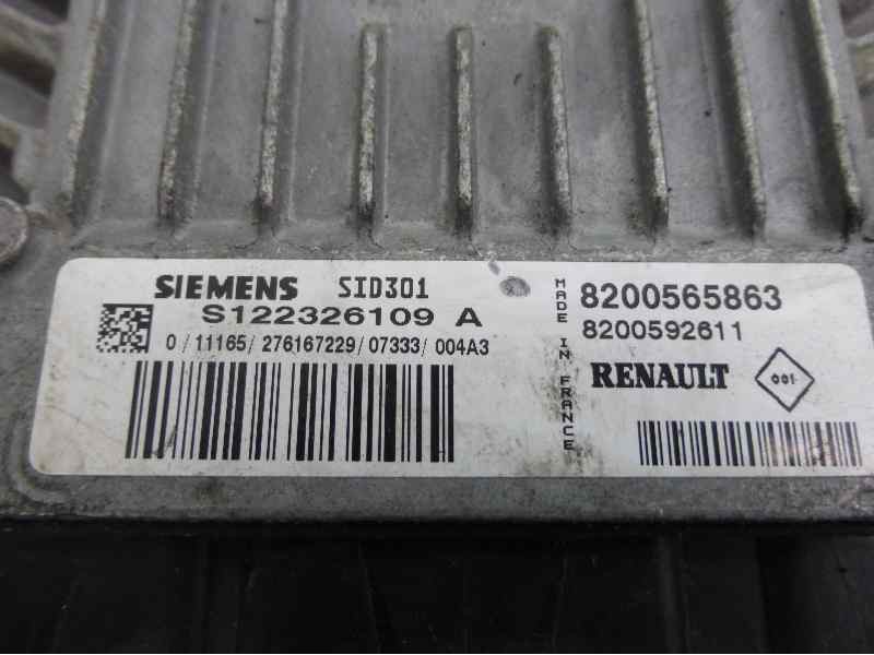 Recambio de centralita motor uce para renault scenic ii authentique referencia OEM IAM 8200565863 S122326109A SID301